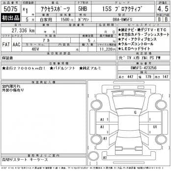 MAZDA AXELA SPORT 15S PRO ACTIVE 2019