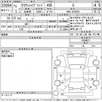 TOYOTA CROWN HYBRID G 2019