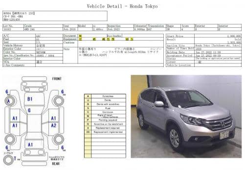 HONDA CR-V 4WD 24G 2016