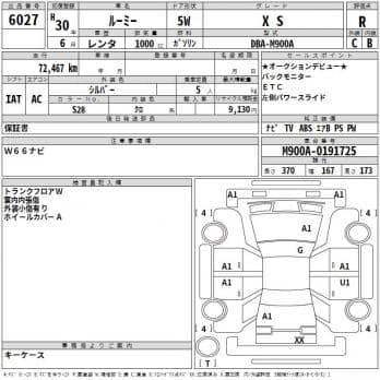 TOYOTA ROOMY X S 2018