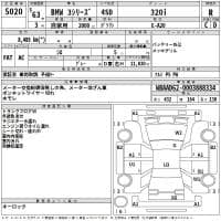 BMW 3 SERIES 320i 1988