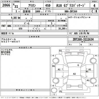 TOYOTA ALLION A18 G PLUS PACKAGE 2019