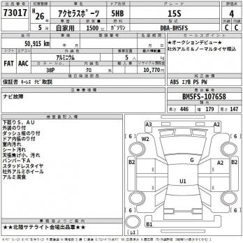 MAZDA AXELA SPORT 15S 2014