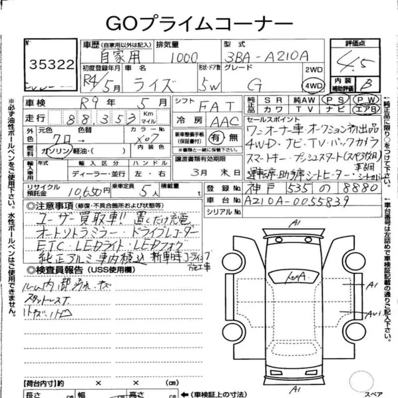 TOYOTA RAIZE G 2022