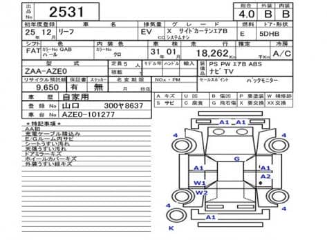 NISSAN LEAF X SIDE CURTAIN AIRB SYSTEM NOT EQUIPPED 2013
