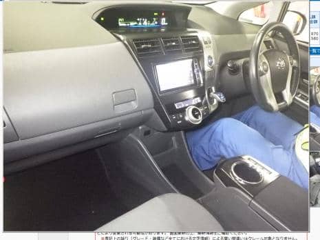 TOYOTA PRIUS ALPHA S TOURING SELECTION 2012