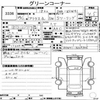 TOYOTA PRIUS ALPHA S TOURING SELECTION 2012