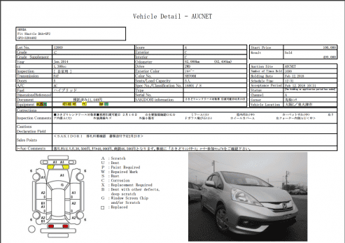 HONDA FIT SHUTTLE HYBRID C 2013